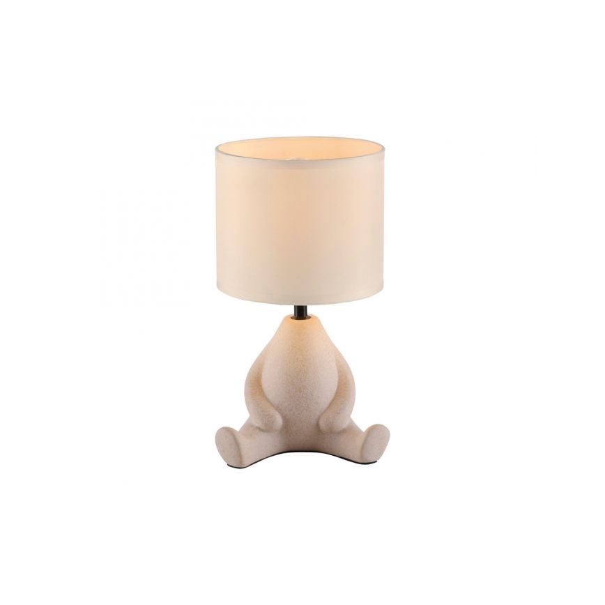 JUST LIGHT. 14190-39 - Pöytälamppu TED 1xE27/25W/230V beige