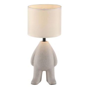 JUST LIGHT. 14191-39 - Pöytävalaisin TED 1xE27/25W/230V beige