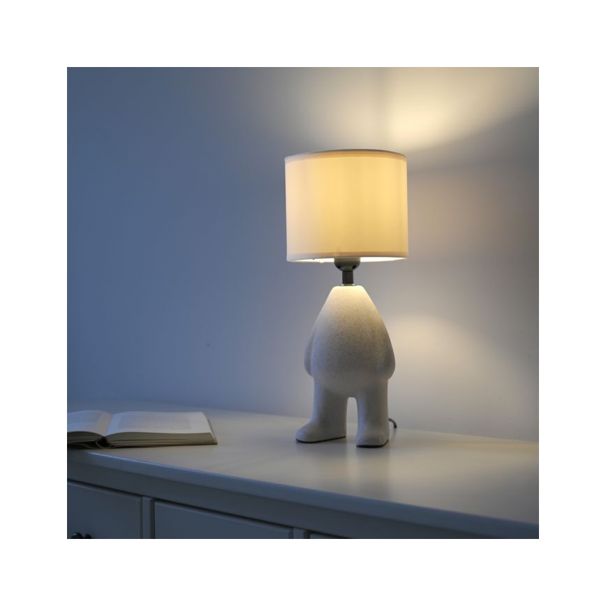 JUST LIGHT. 14191-39 - Pöytävalaisin TED 1xE27/25W/230V beige