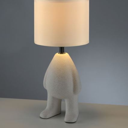 JUST LIGHT. 14191-39 - Pöytävalaisin TED 1xE27/25W/230V beige