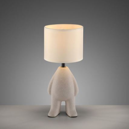 JUST LIGHT. 14191-39 - Pöytävalaisin TED 1xE27/25W/230V beige