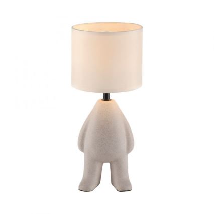 JUST LIGHT. 14191-39 - Pöytävalaisin TED 1xE27/25W/230V beige
