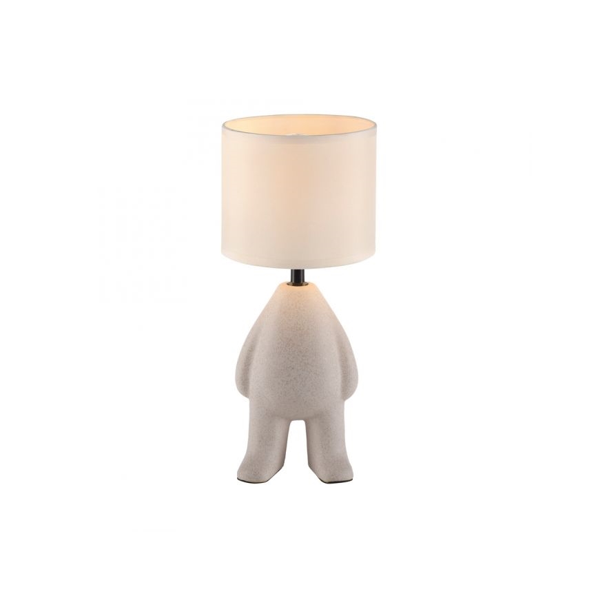 JUST LIGHT. 14191-39 - Pöytävalaisin TED 1xE27/25W/230V beige