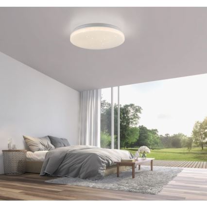 JUST LIGHT. 14275-16 - LED-kattovalaisin URANUS LED/10W/230V halkaisija 26 cm valkoinen