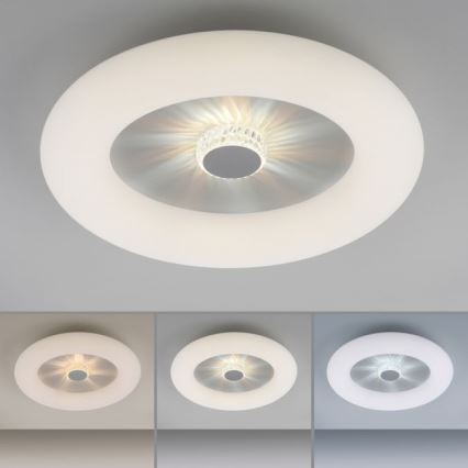 JUST LIGHT. 14383-16 - Himmennettävä LED-kattovalaisin VERTIGO LED/26W/230V 2700-5000K valkoinen + kauko-ohjaus