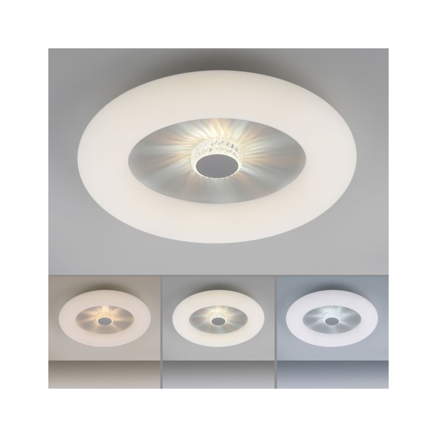 JUST LIGHT. 14383-16 - Himmennettävä LED-kattovalaisin VERTIGO LED/26W/230V 2700-5000K valkoinen + kauko-ohjaus