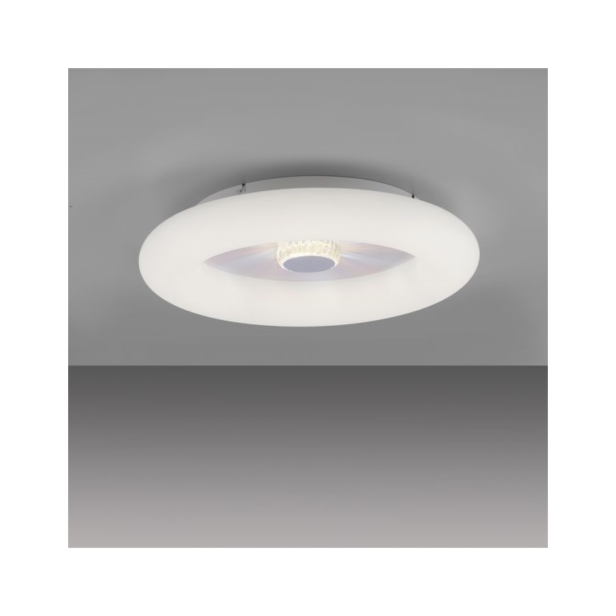 JUST LIGHT. 14383-16 - Himmennettävä LED-kattovalaisin VERTIGO LED/26W/230V 2700-5000K valkoinen + kauko-ohjaus