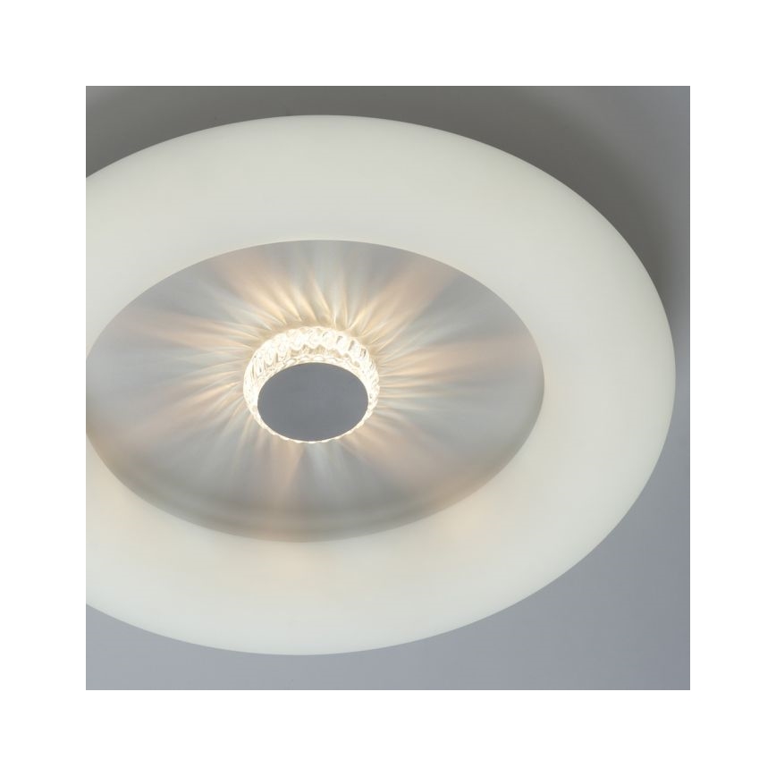 JUST LIGHT. 14383-16 - Himmennettävä LED-kattovalaisin VERTIGO LED/26W/230V 2700-5000K valkoinen + kauko-ohjaus