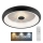 JUST LIGHT. 14384-18 - Himmennettävä LED-kattovalaisin VERTIGO LED/29W/230V 2700-5000K musta + kauko-ohjaus