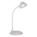 JUST LIGHT. 14414-16 - LED Säädettävä joustava kosketuspöytälampu langattomalla latauksella PUCKI LED/4,5W/230V valkoinen
