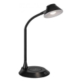 JUST LIGHT. 14414-18 - LED Himmennettävä joustava kosketuspöytälamppu langattomalla latauksella PUCKI LED/4,5W/230V musta