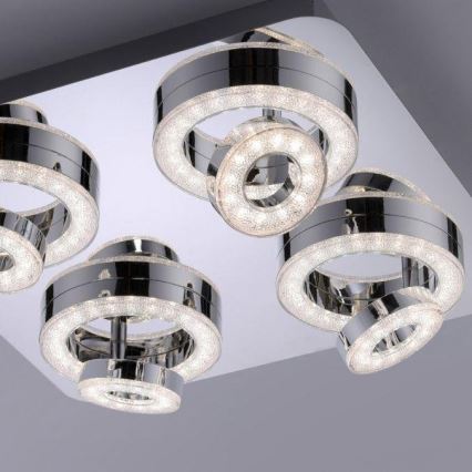 JUST LIGHT. 14662-17 - LED RGBW Himmennettävä kohdevalo TIM LOLASMART 4xLED/5,9/230V 2700-5000K + kauko-ohjaus