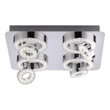 JUST LIGHT. 14662-17 - LED RGBW Himmennettävä kohdevalo TIM LOLASMART 4xLED/5,9/230V 2700-5000K + kauko-ohjaus