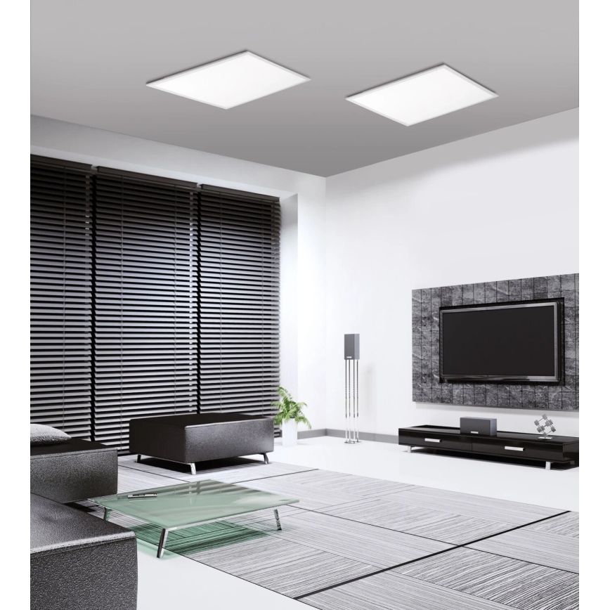 JUST LIGHT. 14681-16 - LED RGB Himmennetty kiinteä paneeli LOLA FLAT LED/28W/230V 2700-5000K + kauko-ohjaus