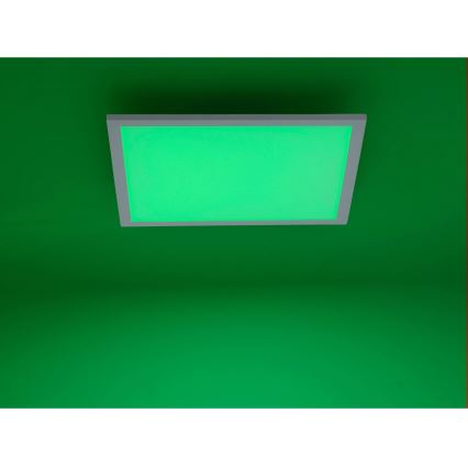 JUST LIGHT. 14681-16 - LED RGB Himmennetty kiinteä paneeli LOLA FLAT LED/28W/230V 2700-5000K + kauko-ohjaus