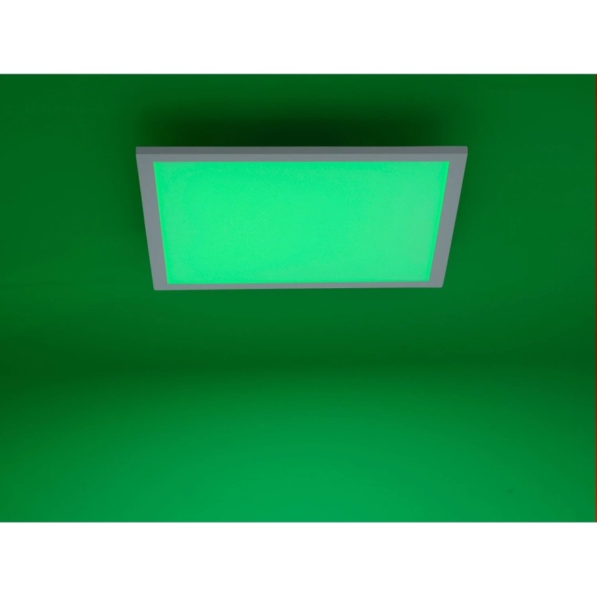 JUST LIGHT. 14681-16 - LED RGB Himmennetty kiinteä paneeli LOLA FLAT LED/28W/230V 2700-5000K + kauko-ohjaus