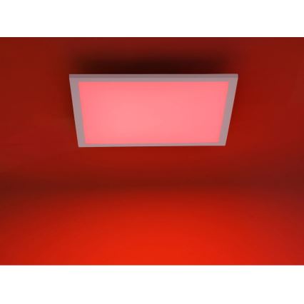 JUST LIGHT. 14681-16 - LED RGB Himmennetty kiinteä paneeli LOLA FLAT LED/28W/230V 2700-5000K + kauko-ohjaus