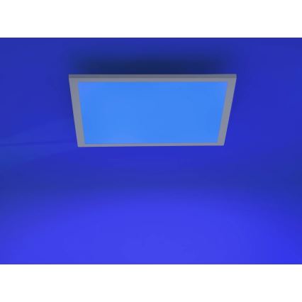 JUST LIGHT. 14681-16 - LED RGB Himmennetty kiinteä paneeli LOLA FLAT LED/28W/230V 2700-5000K + kauko-ohjaus