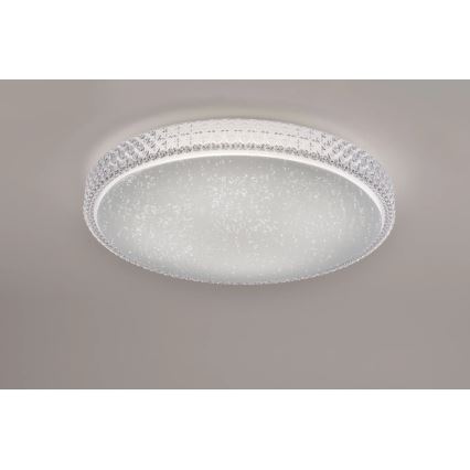 JUST LIGHT. 14745-00 - Himmennettävä LED-RGB-kattovalaisin FRIDA LED/36W/230V 2700-5000K + kauko-ohjaus