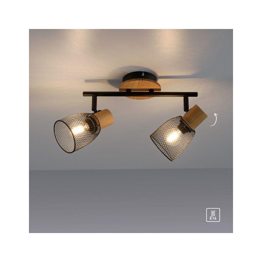 JUST LIGHT. 15192-79 - Kohdevalo TAMIS 2xE14/10W/230V