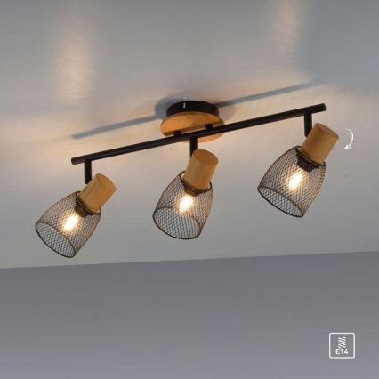JUST LIGHT. 15193-79 - Kohdevalo TAMIS 3xE14/10W/230V