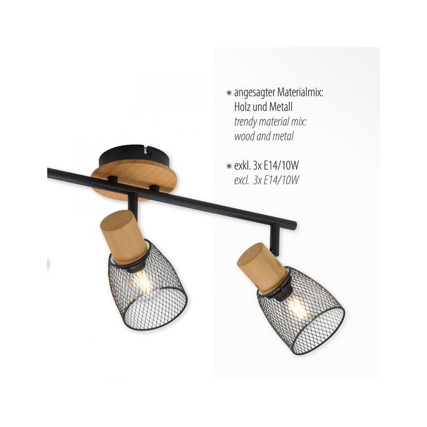 JUST LIGHT. 15193-79 - Kohdevalo TAMIS 3xE14/10W/230V