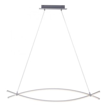 JUST LIGHT. 15382-55 - LED-kattokruunu johdossa MAJA 2xLED/8,4W/230V mattakromi
