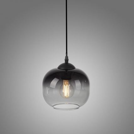 JUST LIGHT. 15420-18 - Kattokruunu johdossa ZEA 1xE27/25W/230V musta