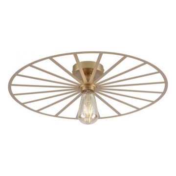 JUST LIGHT. 15636-60 - Kattovalo SPIKE 1xE27/40W/230V halkaisija 50 cm messinki