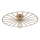JUST LIGHT. 15636-60 - Kattovalo SPIKE 1xE27/40W/230V halkaisija 50 cm messinki