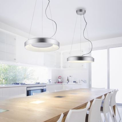 JUST LIGHT. 17075-21 - Himmennettävä LED-kattokruunu johdossa KETO ANIKA LED/26,5W/230V 2700-5000K + kauko-ohjaus