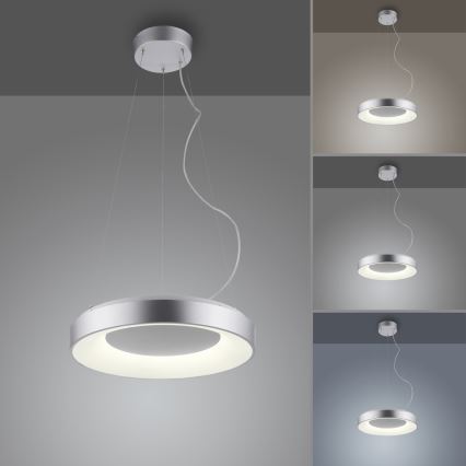 JUST LIGHT. 17075-21 - Himmennettävä LED-kattokruunu johdossa KETO ANIKA LED/26,5W/230V 2700-5000K + kauko-ohjaus