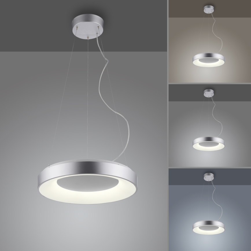 JUST LIGHT. 17075-21 - Himmennettävä LED-kattokruunu johdossa KETO ANIKA LED/26,5W/230V 2700-5000K + kauko-ohjaus