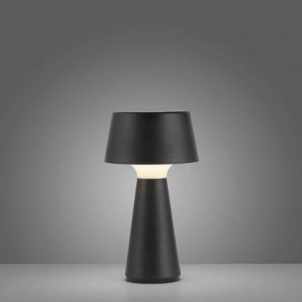 JUST LIGHT. 19260-18 - LED Himmennettävä kosketus ulko lamppu ABERA LED/3W/3,7V 2000 mAh USB IP54 musta