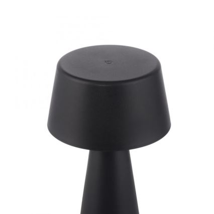 JUST LIGHT. 19260-18 - LED Himmennettävä kosketus ulko lamppu ABERA LED/3W/3,7V 2000 mAh USB IP54 musta