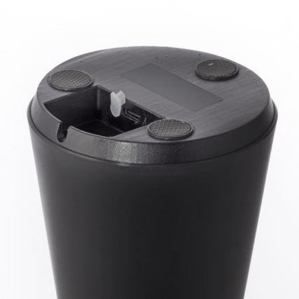 JUST LIGHT. 19260-18 - LED Himmennettävä kosketus ulko lamppu ABERA LED/3W/3,7V 2000 mAh USB IP54 musta
