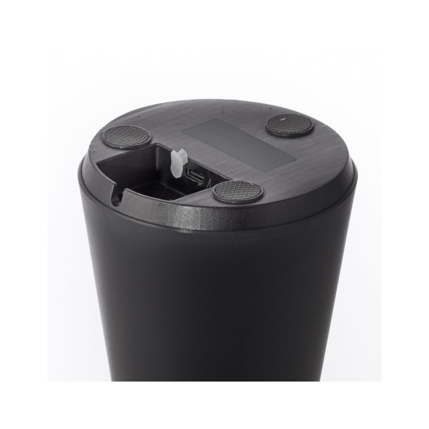 JUST LIGHT. 19260-18 - LED Himmennettävä kosketus ulko lamppu ABERA LED/3W/3,7V 2000 mAh USB IP54 musta