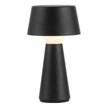 JUST LIGHT. 19260-18 - LED Himmennettävä kosketus ulko lamppu ABERA LED/3W/3,7V 2000 mAh USB IP54 musta