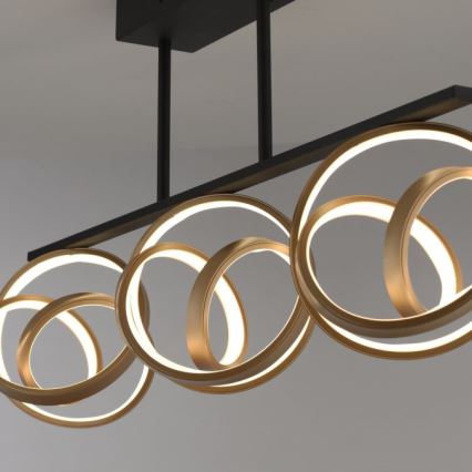 JUST LIGHT. 6245-18 - LED-himmennyskattokruunu LOOP 3xLED/11W/230V 2700-5000K + kauko-ohjaus