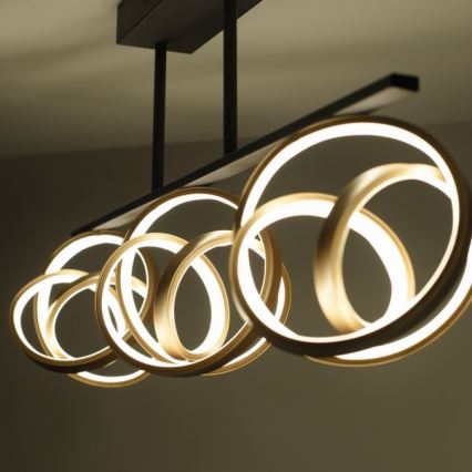 JUST LIGHT. 6245-18 - LED-himmennyskattokruunu LOOP 3xLED/11W/230V 2700-5000K + kauko-ohjaus