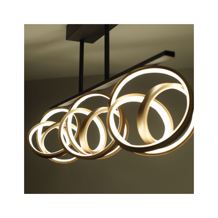 JUST LIGHT. 6245-18 - LED-himmennyskattokruunu LOOP 3xLED/11W/230V 2700-5000K + kauko-ohjaus
