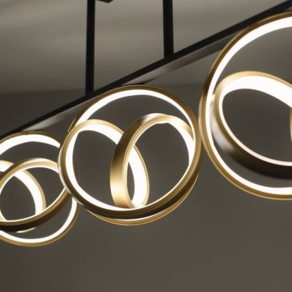 JUST LIGHT. 6245-18 - LED-himmennyskattokruunu LOOP 3xLED/11W/230V 2700-5000K + kauko-ohjaus