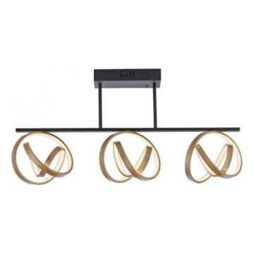 JUST LIGHT. 6245-18 - LED-himmennyskattokruunu LOOP 3xLED/11W/230V 2700-5000K + kauko-ohjaus