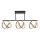 JUST LIGHT. 6245-18 - LED-himmennyskattokruunu LOOP 3xLED/11W/230V 2700-5000K + kauko-ohjaus