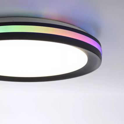 JUST LIGHT. 7509018 - LED RGBW Himmennettävä kattovalo GANGES LED/24W/230V 2700-5000K + kauko-ohjaus