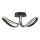 JUST LIGHT. 8475-18 - LED-himmennyskattokruunu BRILLA LED/29W/230V musta
