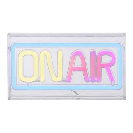 JUST LIGHT. 85013-70 - LED Neon pöytä koriste NEON LED/4W/5V On Air