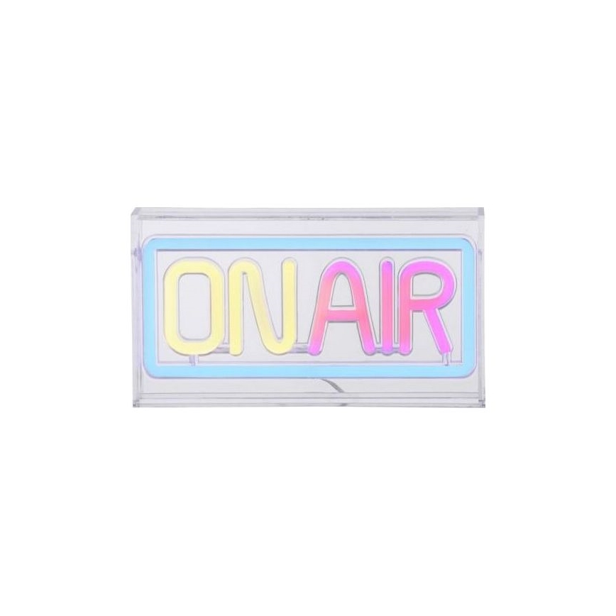 JUST LIGHT. 85013-70 - LED Neon pöytä koriste NEON LED/4W/5V On Air