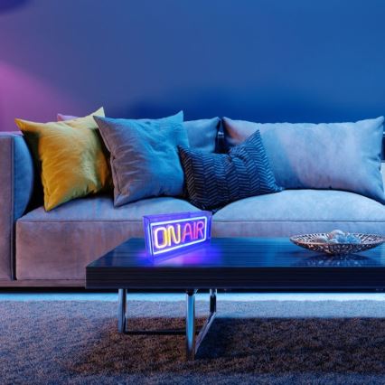 JUST LIGHT. 85013-70 - LED Neon pöytä koriste NEON LED/4W/5V On Air