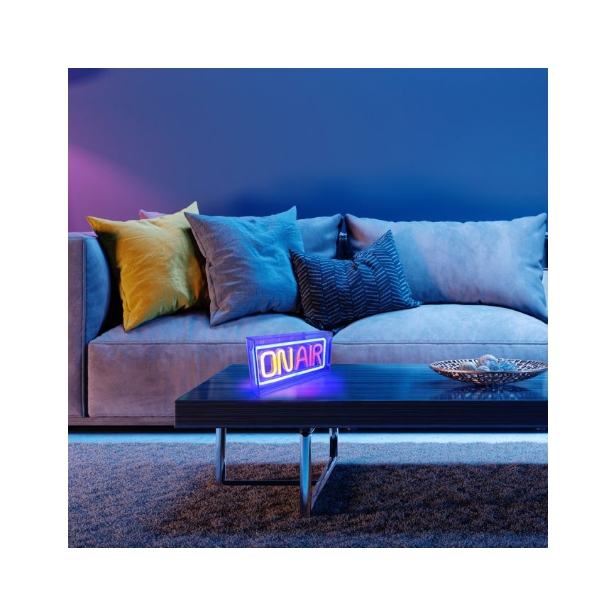 JUST LIGHT. 85013-70 - LED Neon pöytä koriste NEON LED/4W/5V On Air